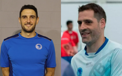 Els dos entrenadors dels equips absoluts del Club Natació Sabadell de voleibol | @CNSVolei